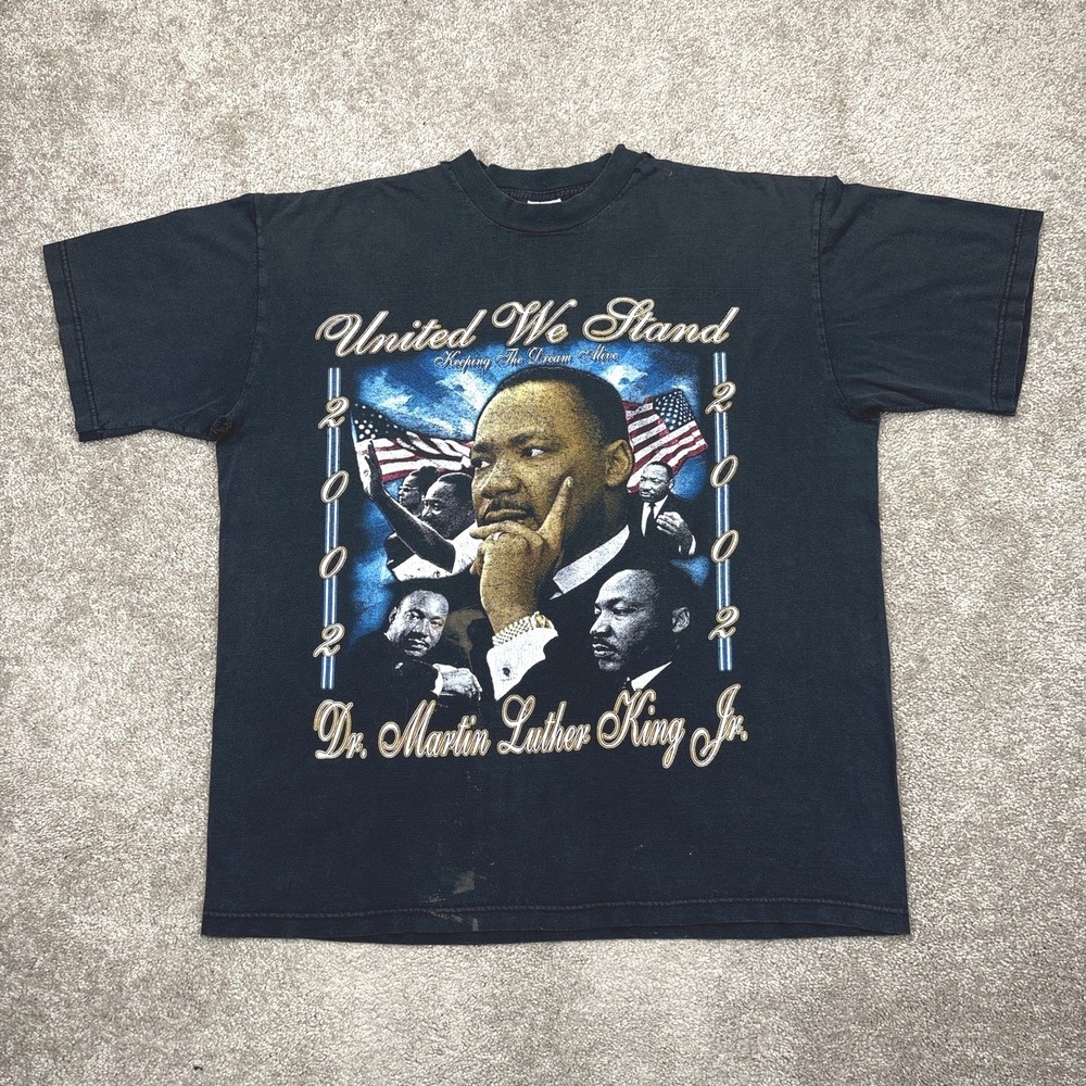 Vintage 2002 Martin Luther King Jr MLK‎ Rap T Shirt 2XL